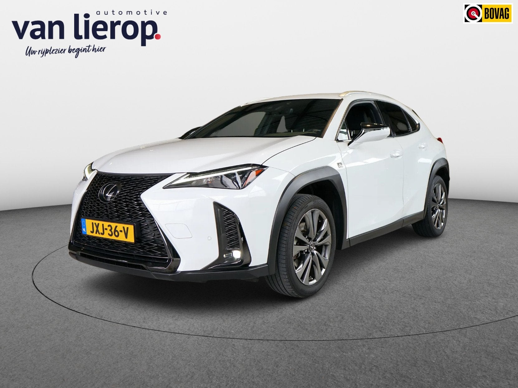 Lexus UX 250h F Sport LEDER | CARPLAY | STOELVERW. | DEALER-, Auto's, Dealer onderhouden, Gebruikt, 4 cilinders, 4 stoelen