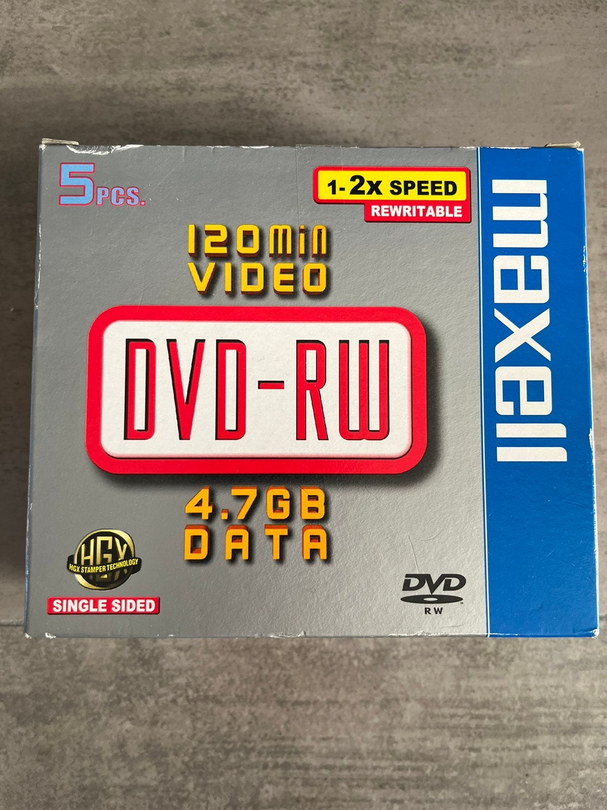 DVD-RW 5 stuks, Computers en Software, Beschrijfbare discs, Ophalen of Verzenden, Nieuw, Dvd