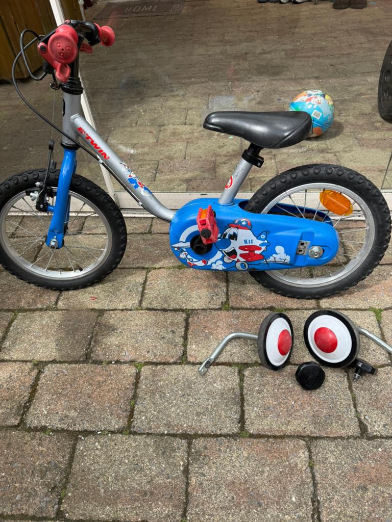 Kinderfiets van 14 inch, Ophalen of Verzenden, Gebruikt, Minder dan 16 inch