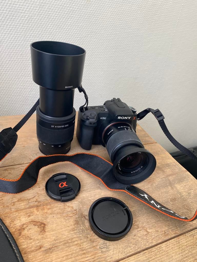 Sony fotocamera a 350, Ophalen of Verzenden, Gebruikt, Sony, 4 t/m 7 keer