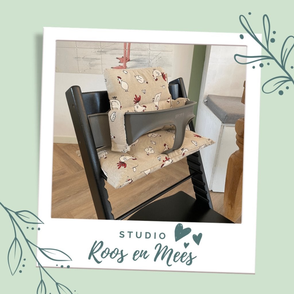 Stokke Tripp Trapp kussenset - nieuw en handgemaakt, Ophalen of Verzenden, Nieuw, Meegroeistoel, Stoelverkleiner