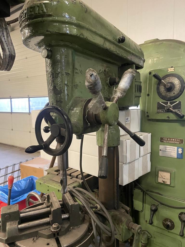 Kolomboormachine gosmeta incl klem en boorkop mc3, Doe-het-zelf en Verbouw, Gereedschap | Boormachines, Ophalen, Gebruikt, Kolomboormachine