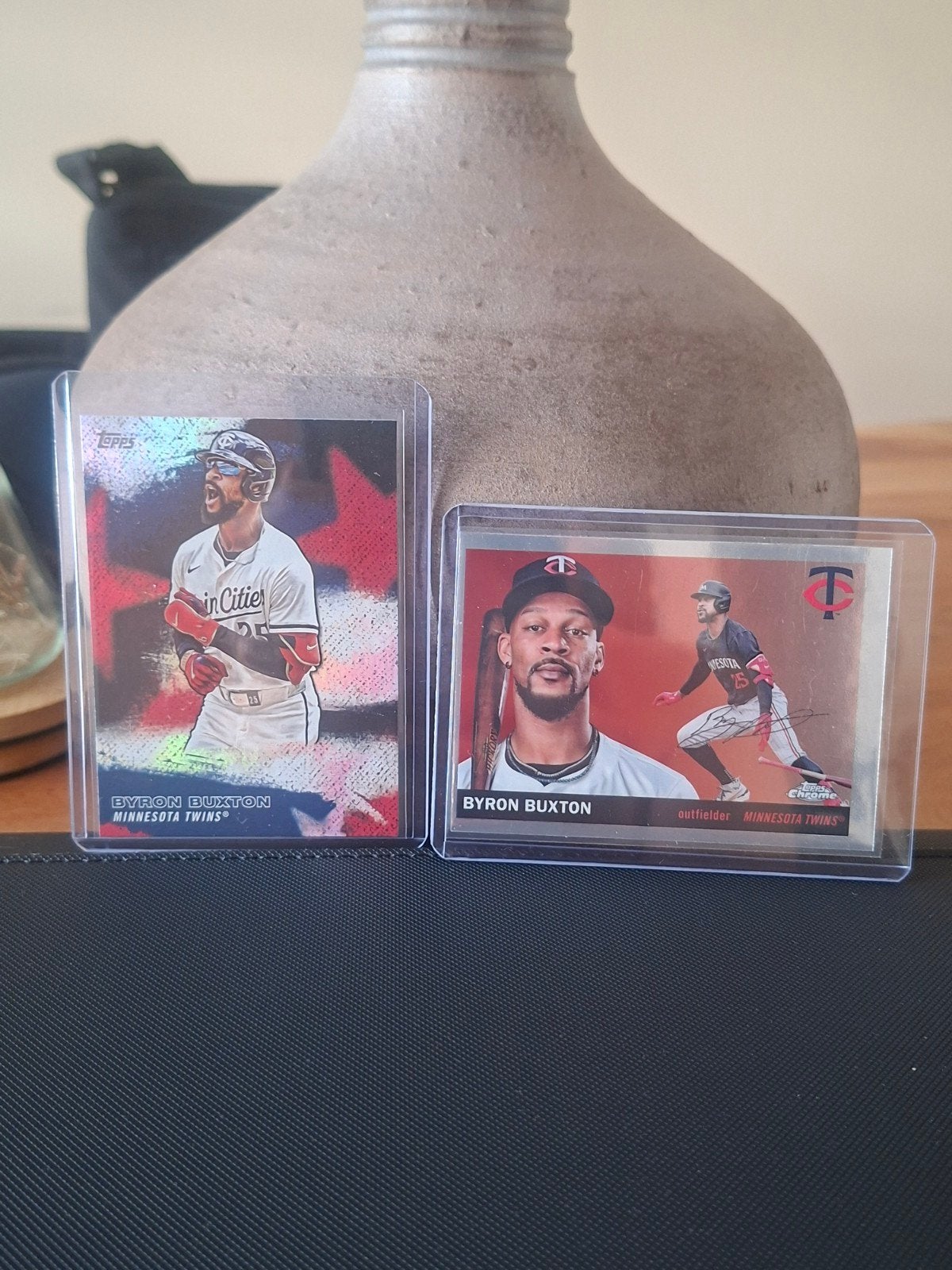 Topps Byron Buxton Honkbal Kaarten - Minnesota Twins, Ophalen of Verzenden, Zo goed als nieuw, Overige sporten, Spelerskaart