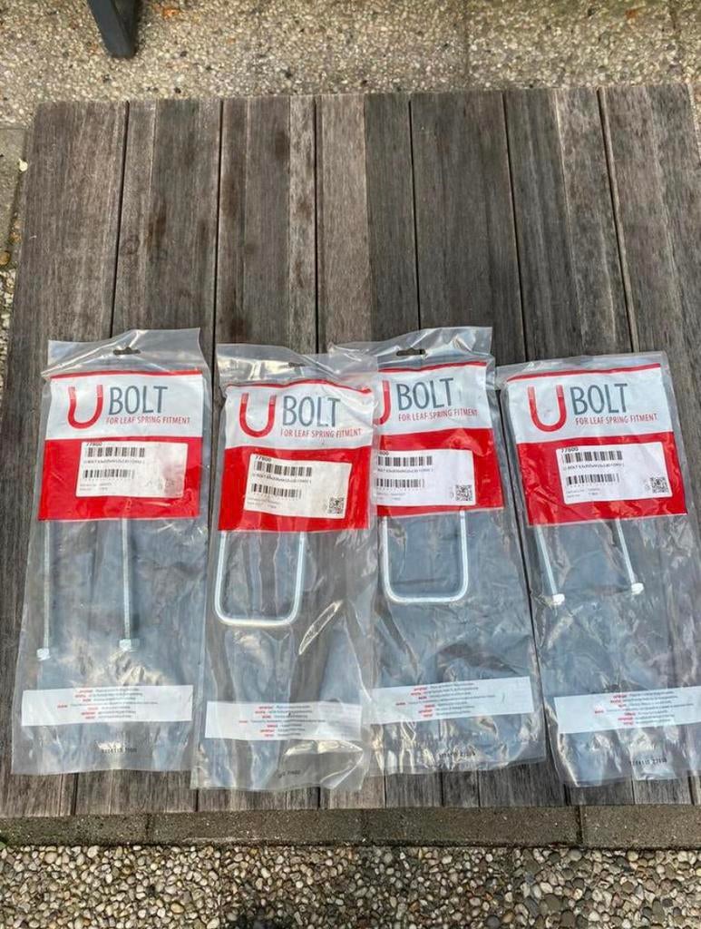 Te koop: set U bouten 4x4 bladveermontage, Ophalen of Verzenden