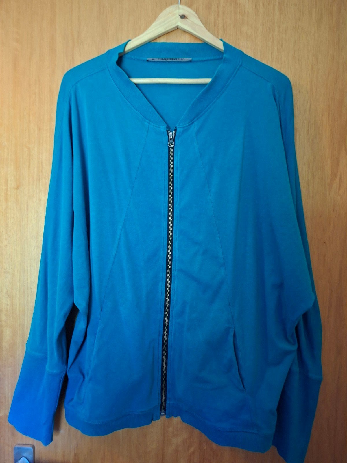 Cora Kemperman vest XL blauw groen, Verzenden, Groen, Trui of Vest