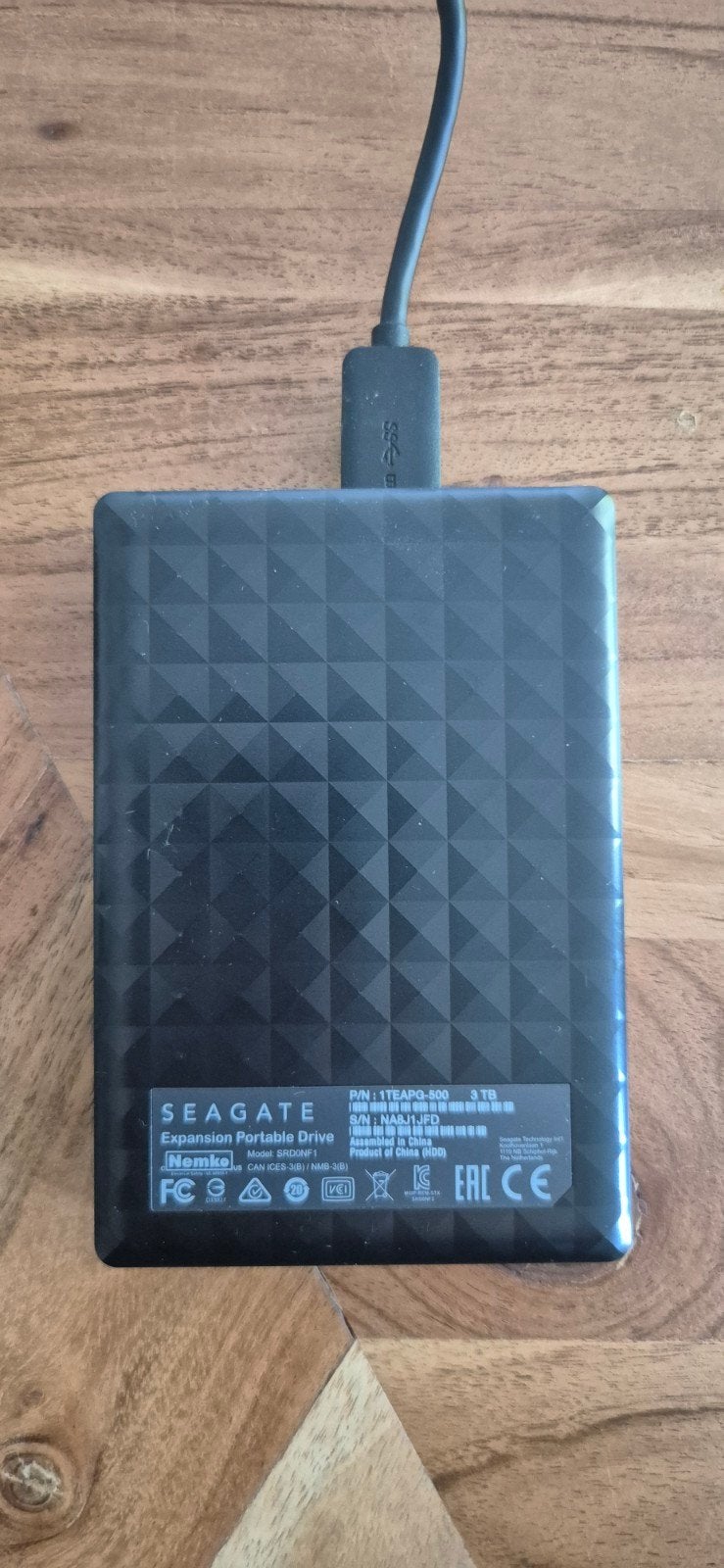 Seagate Expansion Portable Drive 3TB Externe HDD, Computers en Software, Harde schijven, Ophalen