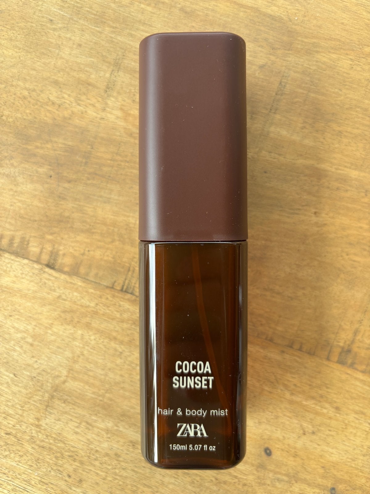 Zara Cocoa Sunset Hair & Body Mist 150ml, Ophalen of Verzenden, Nieuw, Overige typen