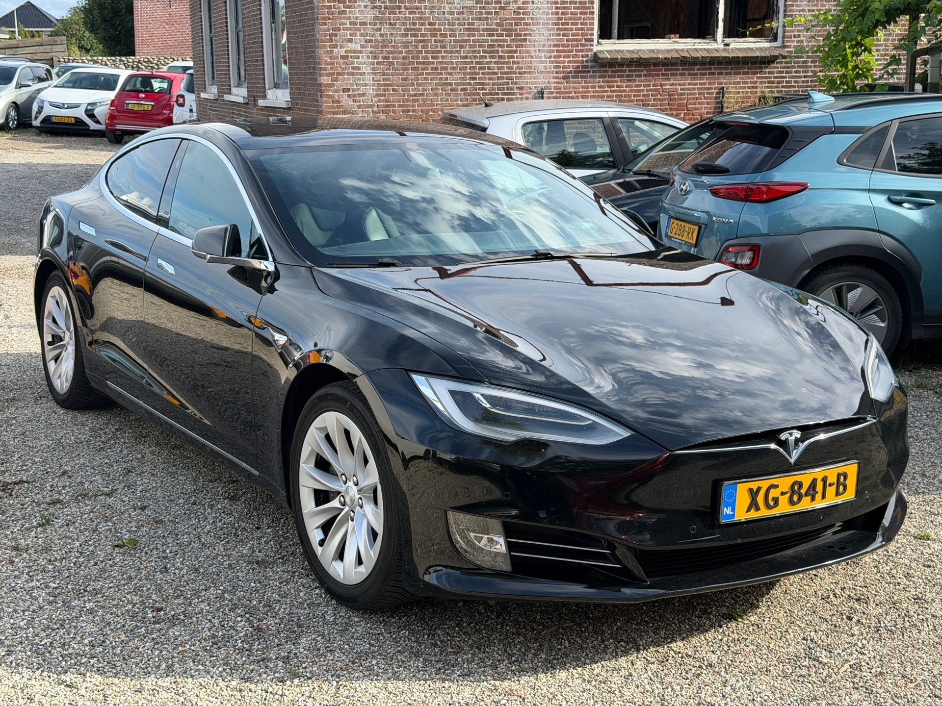 Tesla Model S 75D Base Dealer Onderhouden FabrieksGarantie t, Gebruikt, Zwart, Model S, Zwart
