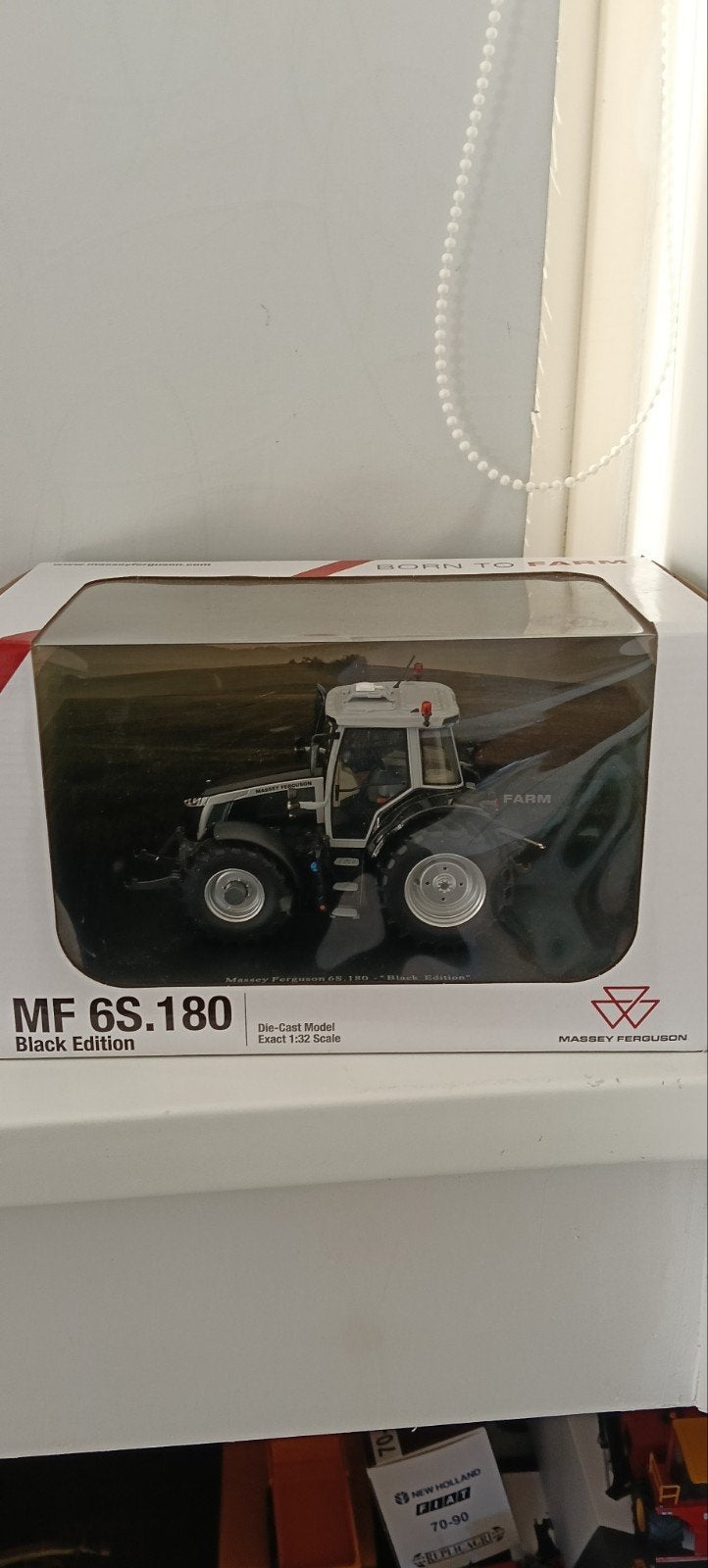 te koop mf 6S180 black edition, Ophalen of Verzenden, Zo goed als nieuw, Tractor of Landbouw