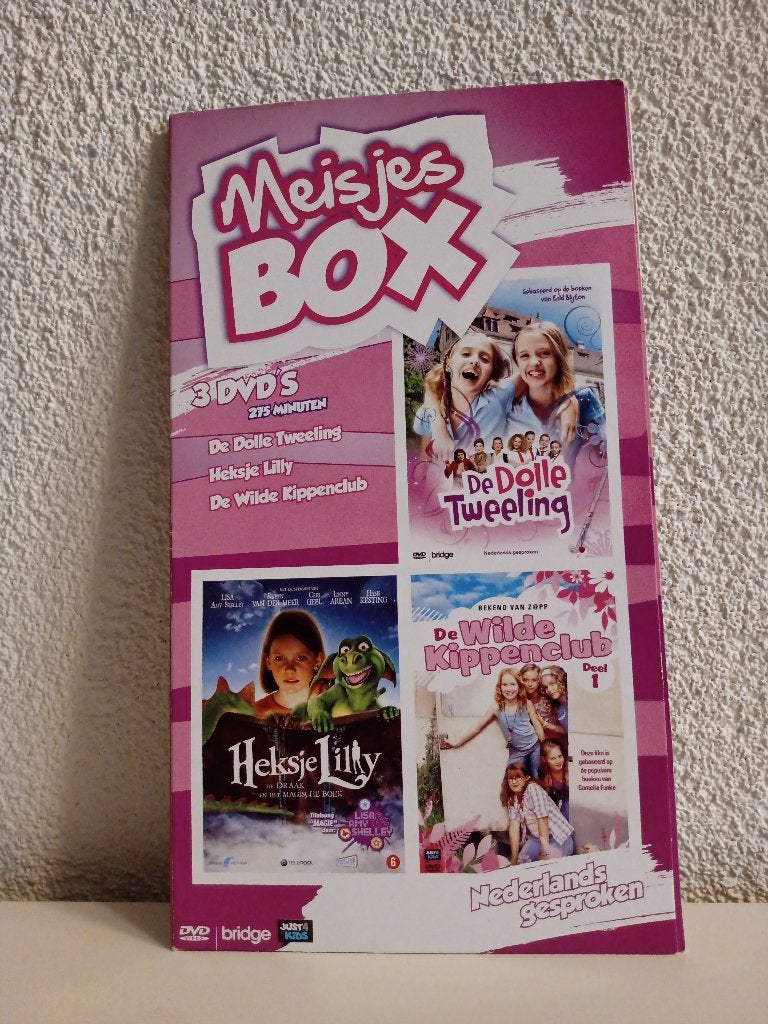 3 DVD'S Meisjes Box, Ophalen, Gebruikt, Alle leeftijden, Overige genres