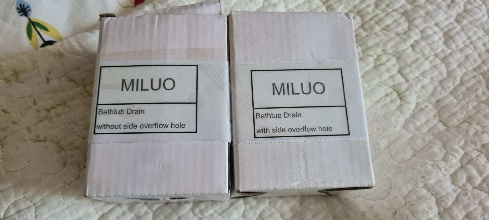 MILUO Bad afvoerpluggen (met/zonder overloop), Ophalen of Verzenden, Nieuw, Chroom, Bad