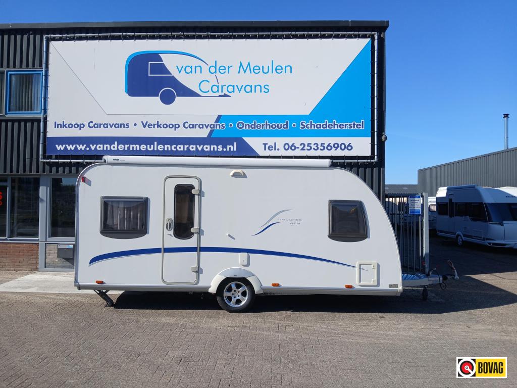 Bürstner Trecento 460 TS met vloerverwarming., Caravans en Kamperen, Standaardzit, Tot en met 2, Bedrijf, 4 tot 5 meter