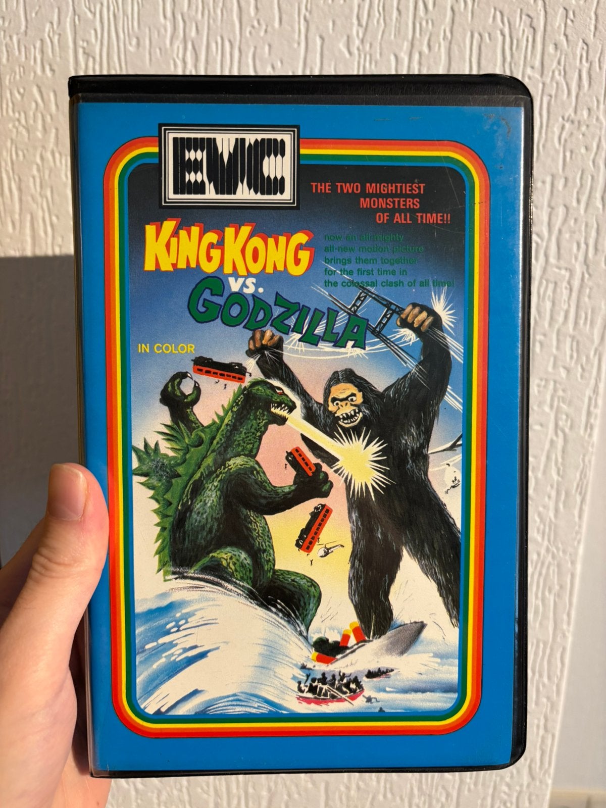 King Kong vs Godzilla - Ex Rental Betamax, Alle leeftijden, Ophalen of Verzenden, Zo goed als nieuw, Science Fiction en Fantasy