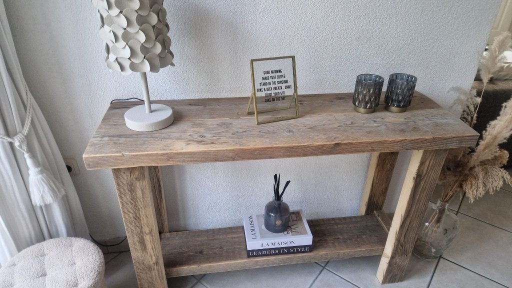 side-table, Huis en Inrichting, Tafels | Sidetables, Ophalen, 50 tot 100 cm, Nieuw, Landelijke