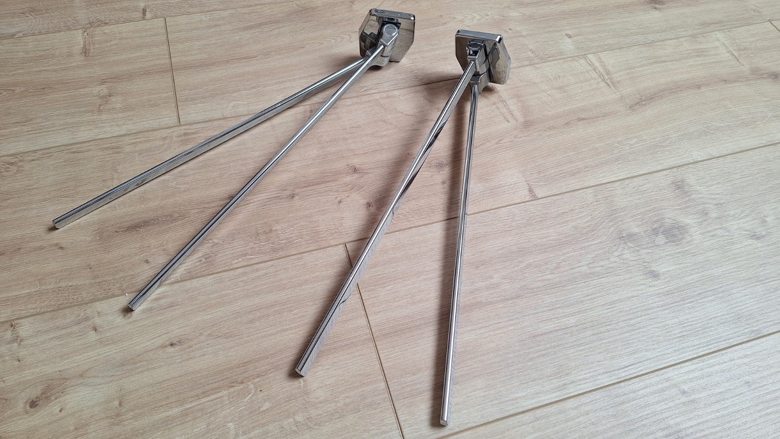 Geesa verchroomd handdoekrek - Modern en functioneel, Gebruikt, Ophalen of Verzenden, Zilver, Metaal