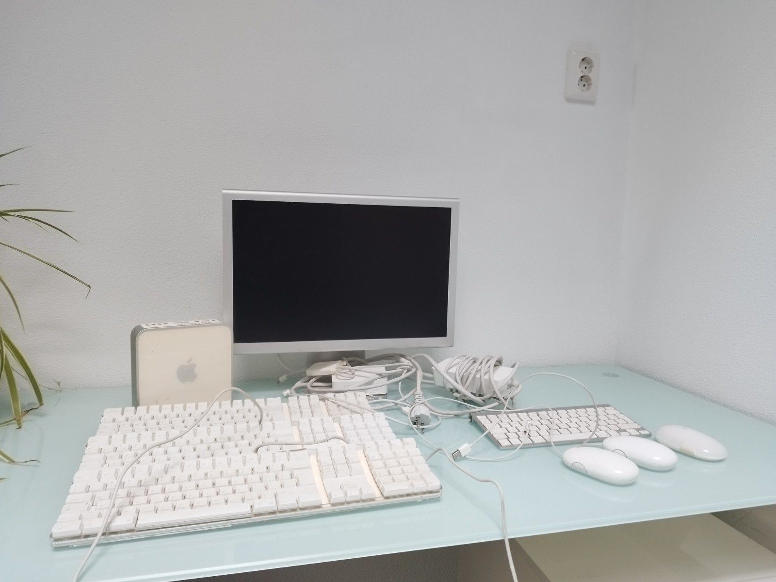 Lot Apple scherm, toetsenborden, muizen - staat onbekend, Computers en Software, Onbekend, Ophalen of Verzenden, Niet werkend