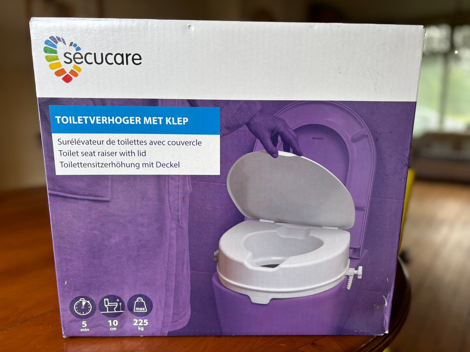 Toiletverhoger met klep - Secucare, Ophalen of Verzenden, Gebruikt, Toilet