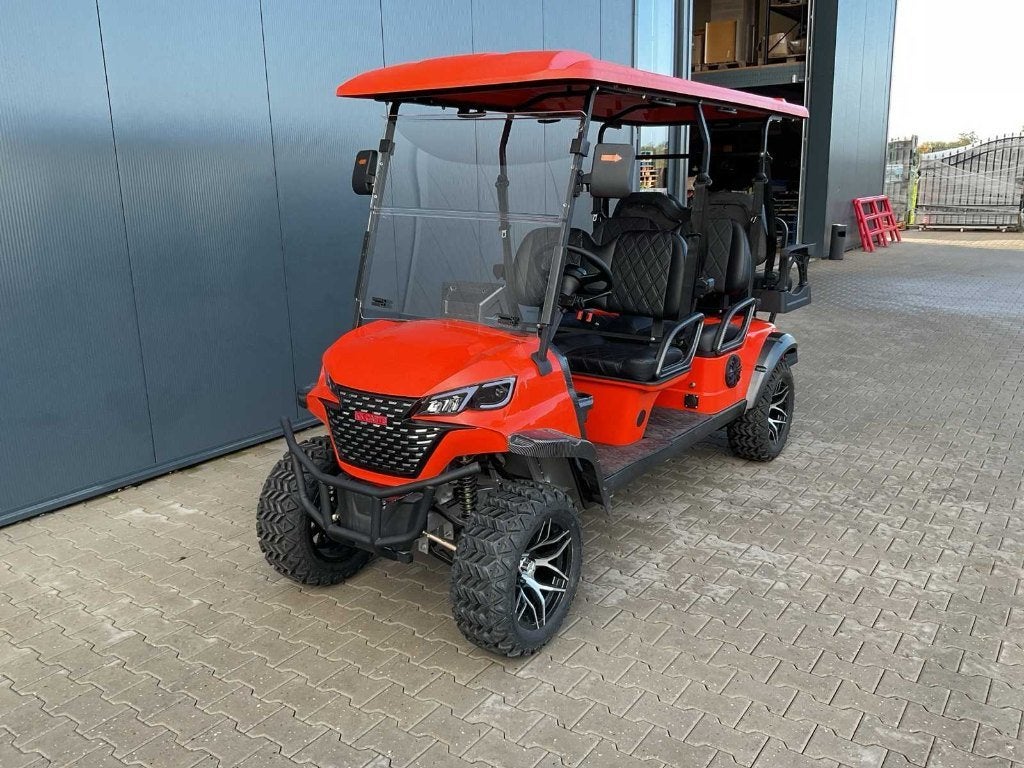 RTE golfkar 4+2 stoelen oranje nieuw‼️, Ophalen, Nieuw, Golfkar, Overige merken