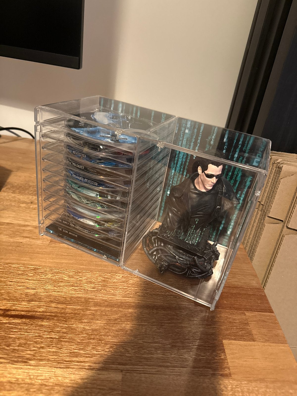 The Matrix Ultimate Collection Boxset met Neo beeldje, Vanaf 16 jaar, Ophalen of Verzenden, Zo goed als nieuw