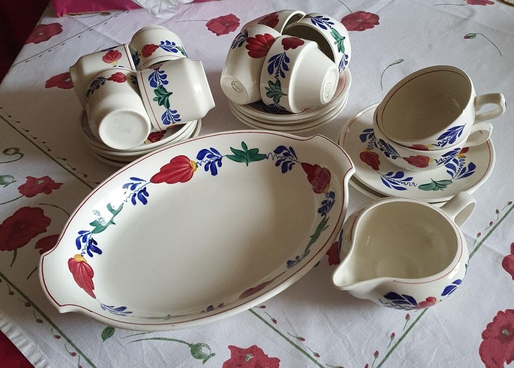 Boch Boerenbont diverse items, Ophalen of Verzenden, Zo goed als nieuw, Royal Boch, Aardewerk