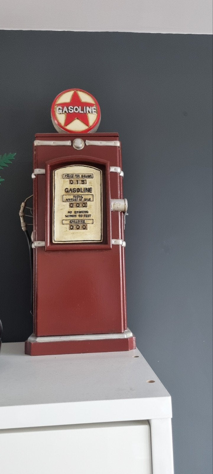 Vintage Benzinepomp Kastje - Decoratief en Functioneel, Ophalen of Verzenden