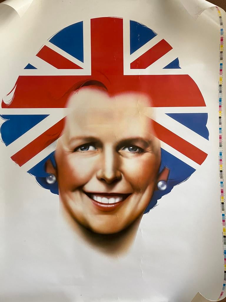 Originele "Maggie" poster - Syd Brak - Athena International, Ophalen of Verzenden, Gebruikt, Plinten