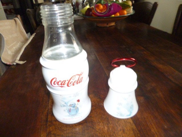 kerst coca cola fles limited winter 2008+beertje Paddington, Diversen, Kerst, Ophalen of Verzenden, Zo goed als nieuw