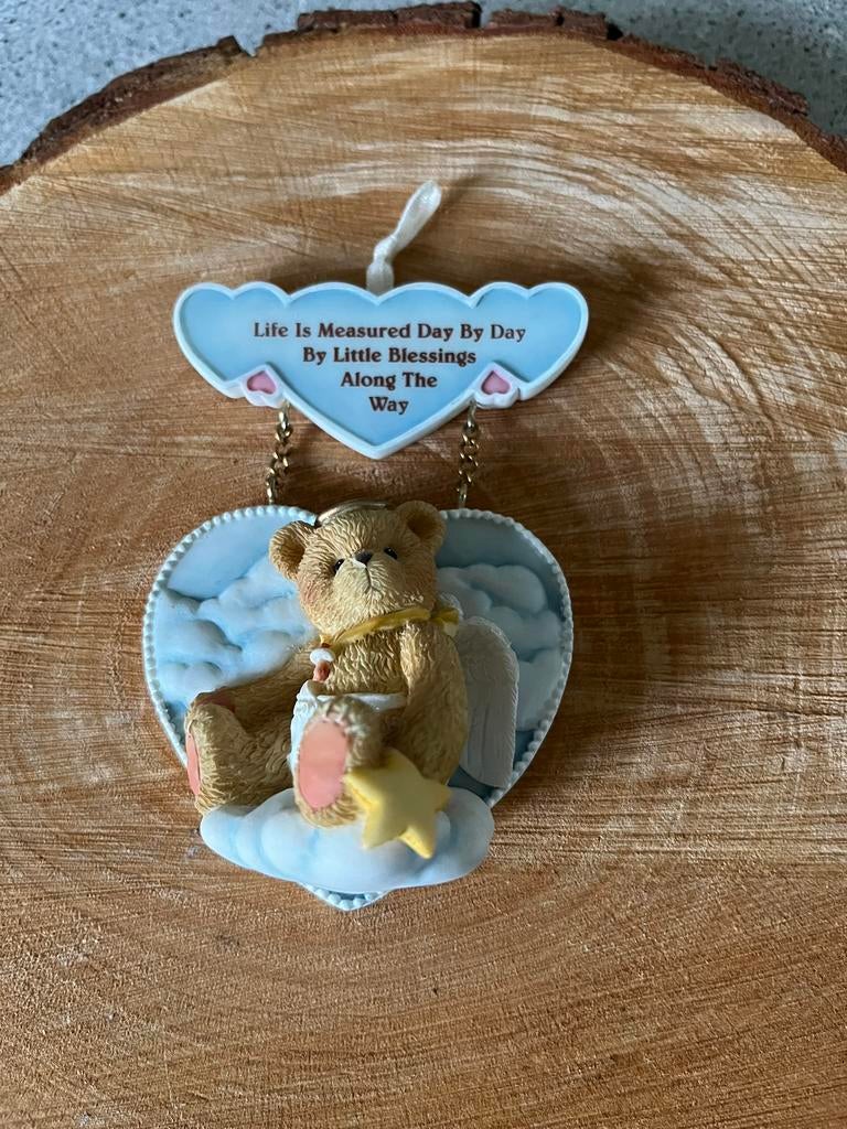 Cherished Teddies, kerst hanger baby engel op wolk, Ophalen of Verzenden, Zo goed als nieuw, Overige typen, Cherished Teddies
