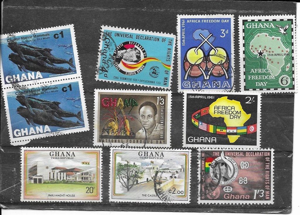 Ghana, gestempeld kavel, Verzenden, Overige landen, Gestempeld