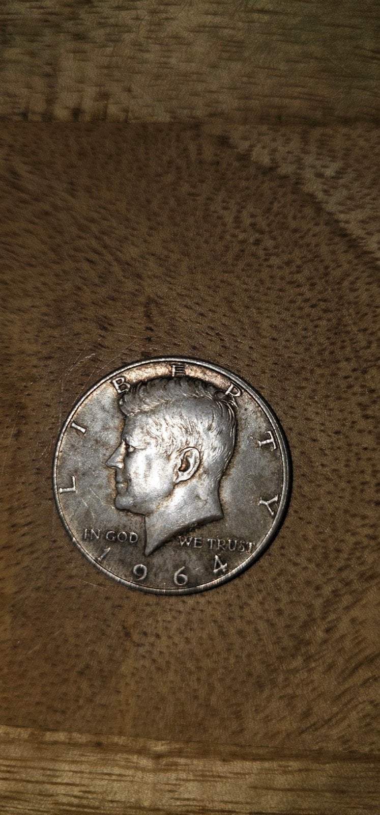 1964 Kennedy Half Dollar - Zilveren Munt, Ophalen of Verzenden, Losse munt, Zilver