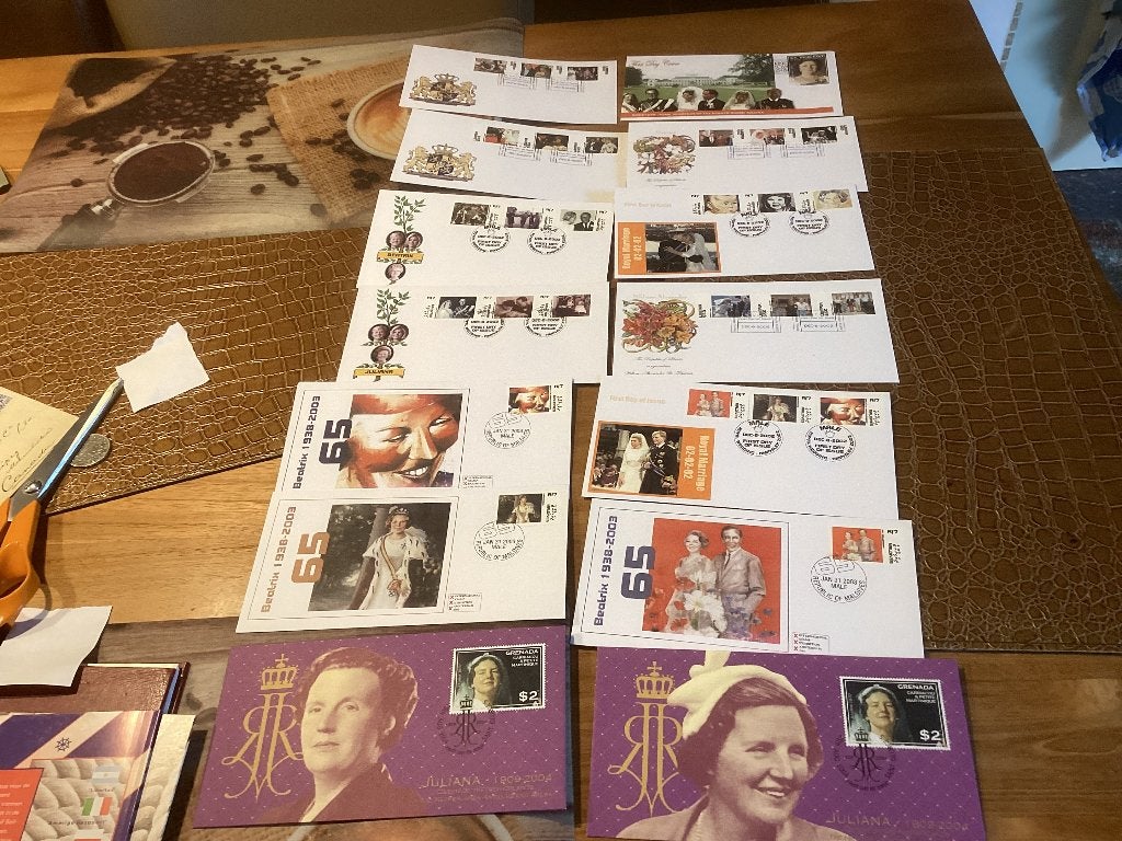 14 stuks koninklijk  Nederland jaargangen fdc 1963 tm 2022, Verzenden, Onbeschreven, Nederland