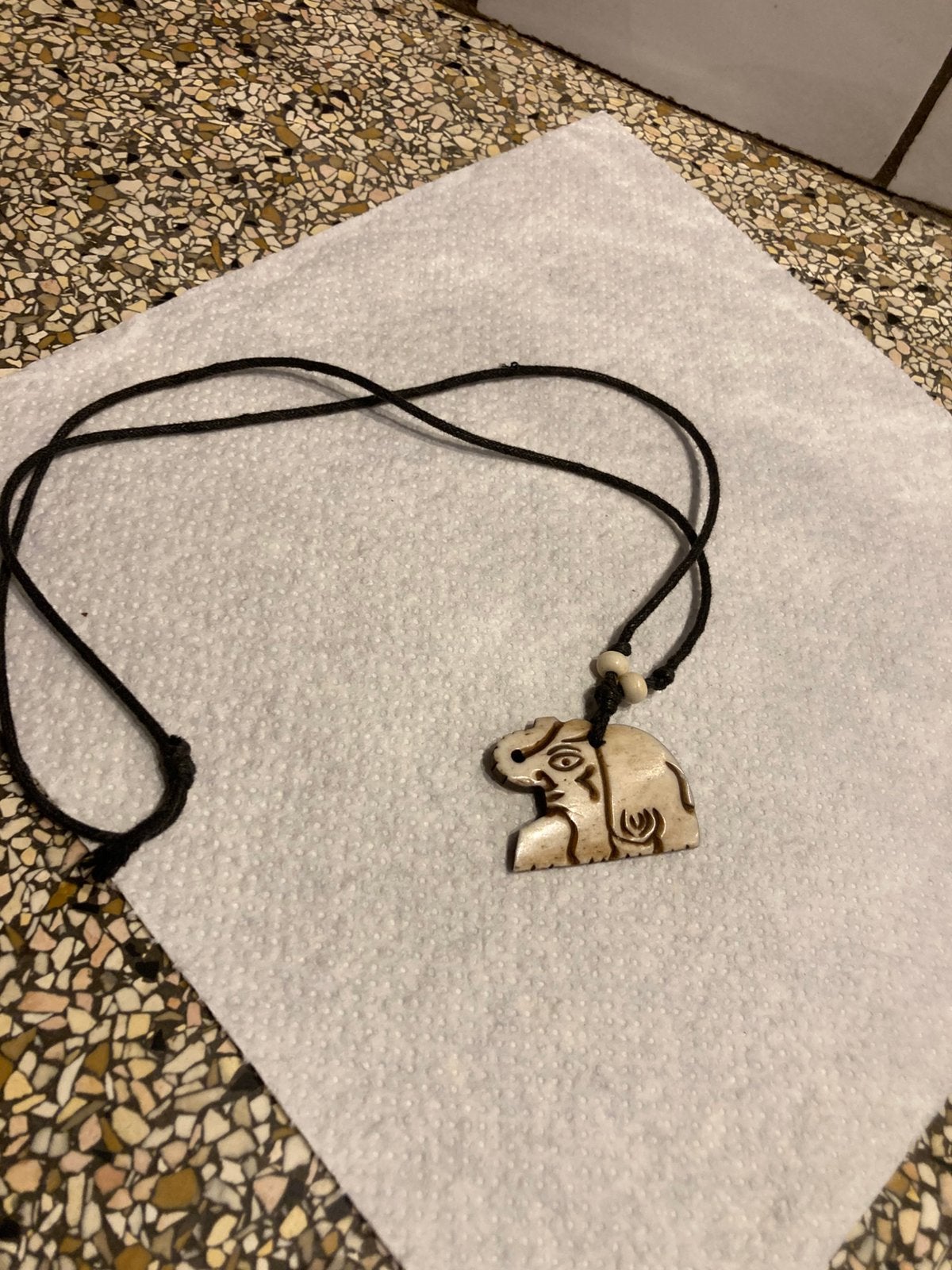 Aparte ketting, Sieraden, Tassen en Uiterlijk, Kettingen, Ophalen of Verzenden, Zo goed als nieuw, Overige materialen