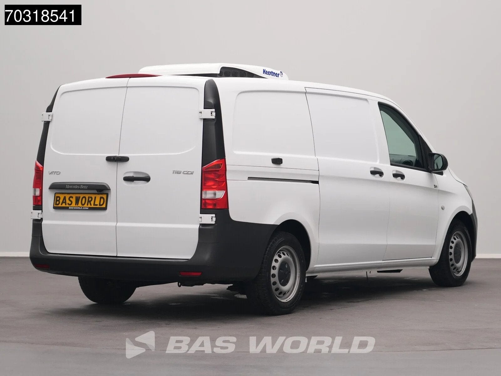 Mercedes Vito 116 Automaat Kerstner Koelwagen L2H1 Airco Cru, Auto's, Bestelauto's, Automaat, Stof, Gebruikt, Euro 6