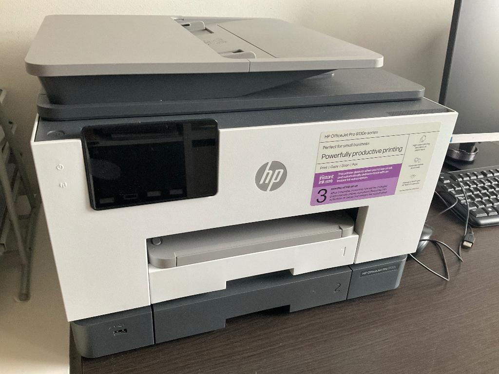 Hp officejet pro 9132e all in one A4 inkjetprinter met wifi, Computers en Software, Printers, Hp, Kleur printen, Printer, Inkjetprinter