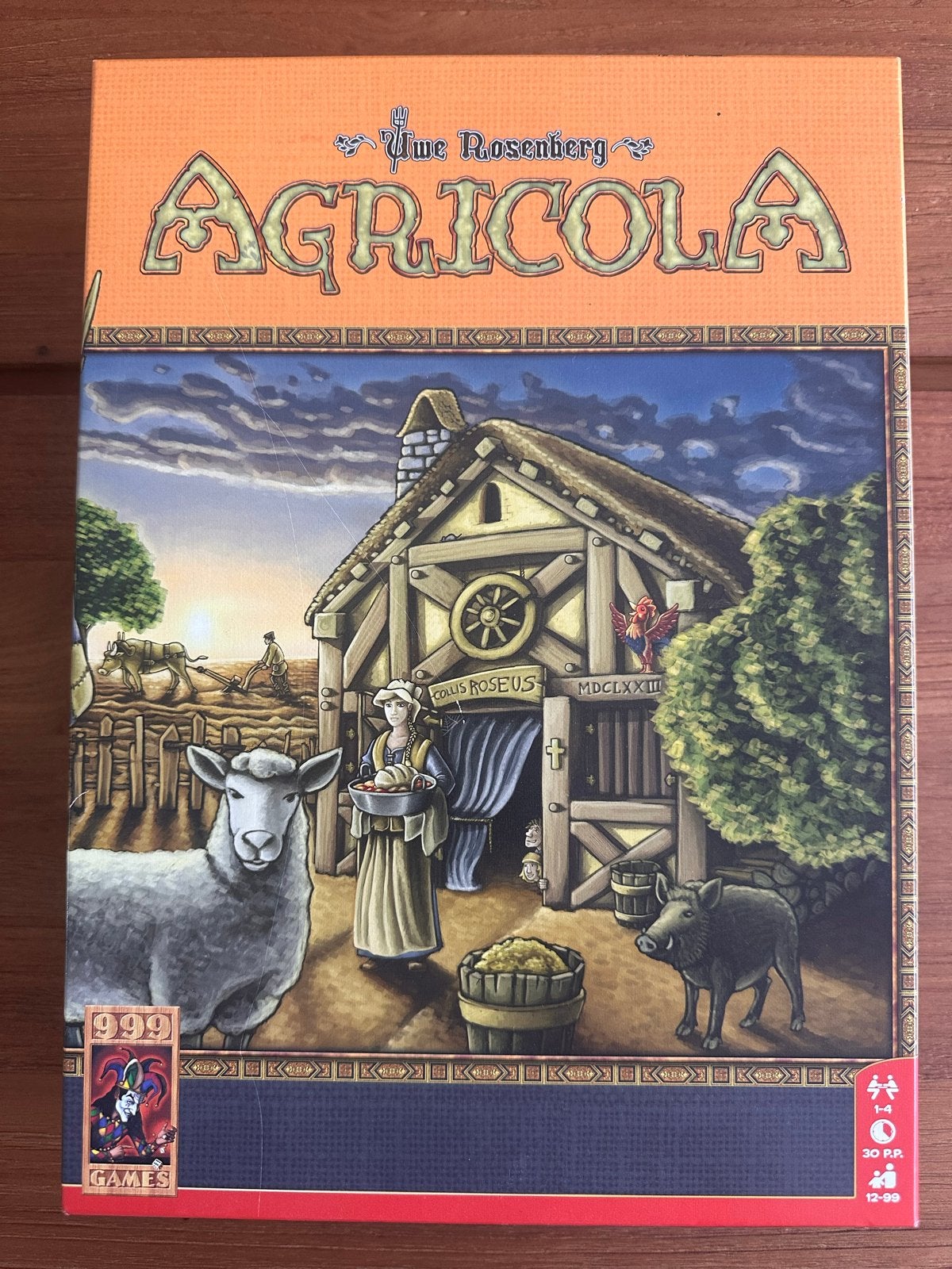 Agricola Bordspel - Strategisch Boerenleven, Een of twee spelers, Ophalen of Verzenden, Nieuw