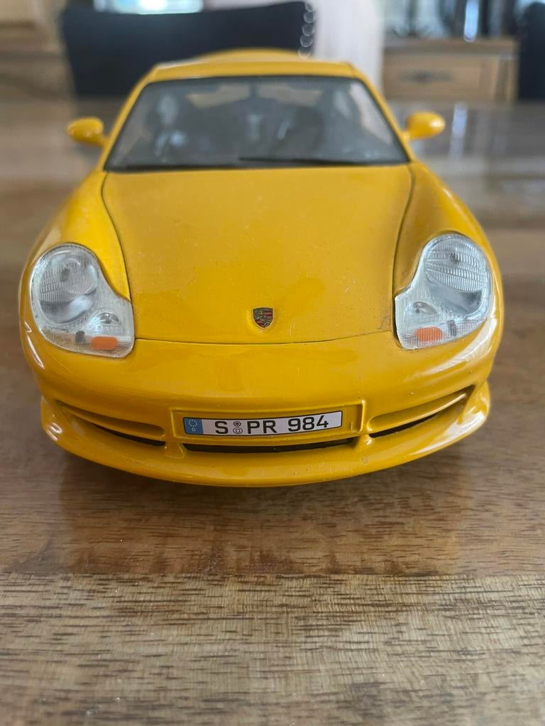 Porsche gt3 911 carrera 1997.     1.18, Ophalen of Verzenden, Zo goed als nieuw, Bburago