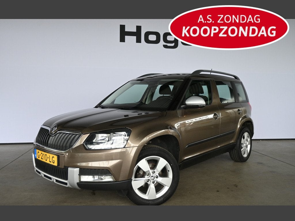 Skoda Yeti 1.2 TSI Limited Edition Airco Cruise control Navi, Auto's, Skoda, Voorwielaandrijving, Euro 5, Stof, Gebruikt