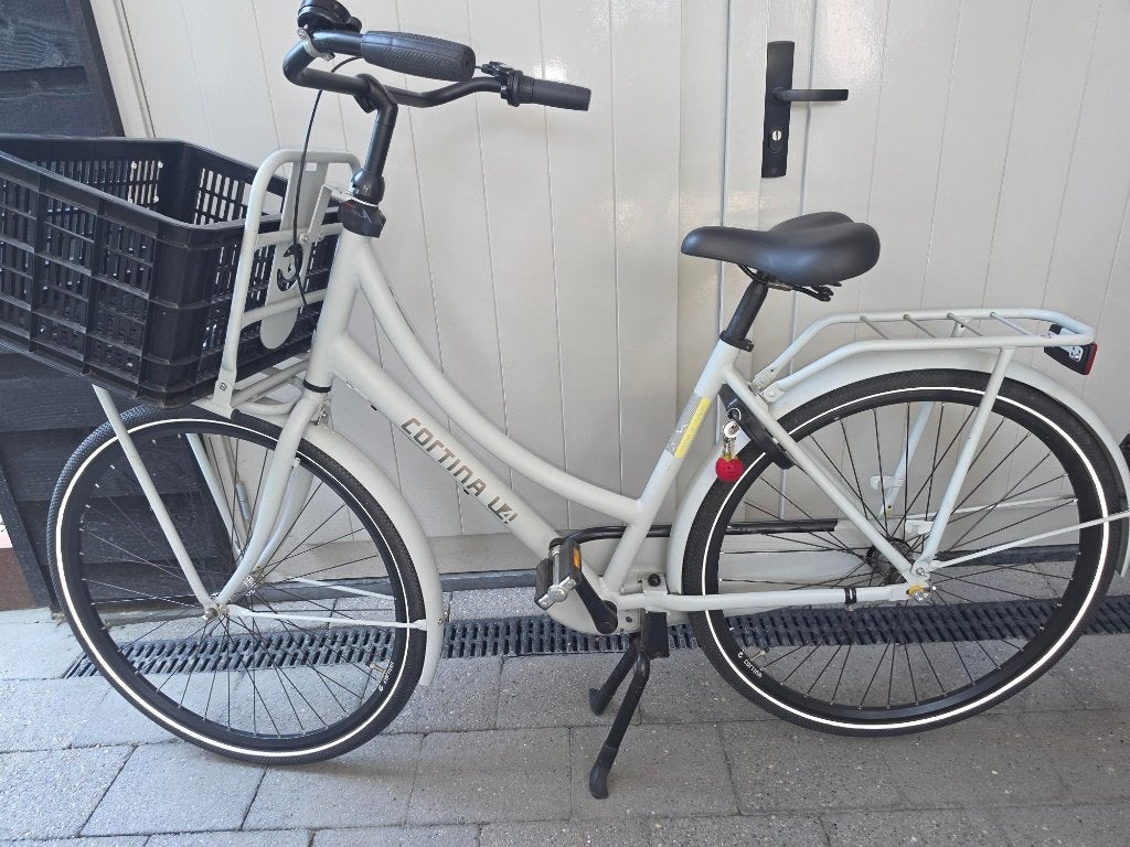 Cortina U4 Transport ND7  Lichtgrijs MAT Terugtraprem, Terugtraprem, Versnellingen, Zo goed als nieuw, 50 tot 53 cm