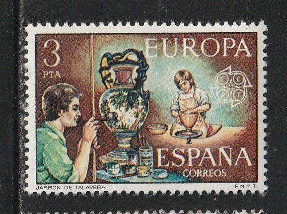 Verenigd Europa 1976 - Spanje - Talavera Keramiek, Ophalen, Postfris, Overige thema's