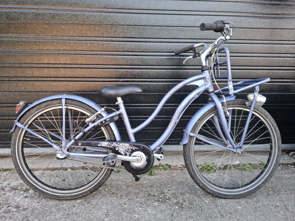 Gazelle 24 inch meisjesfiets met 3 versnellingen, Terugtraprem, 24 inch, Versnellingen, Niet ingevuld