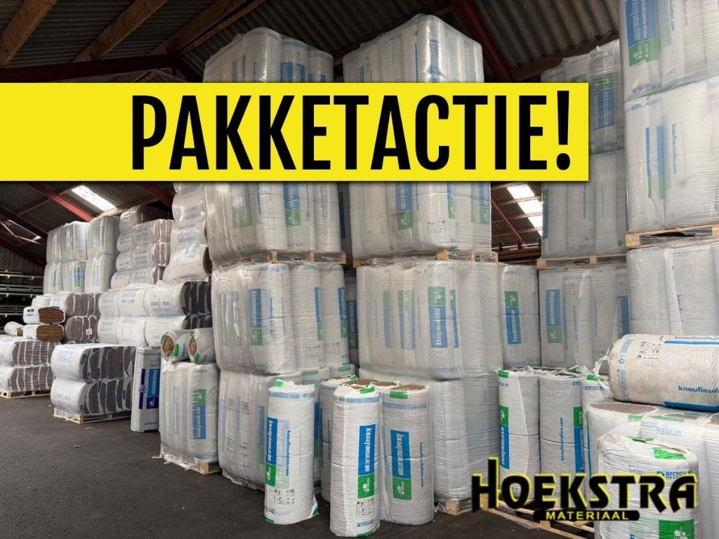 Hoekstra's Pakket Actie Acoustifit | KNAUF | PALLETVOORDEEL, Ophalen, Overige materialen, Dakisolatie, Nieuw