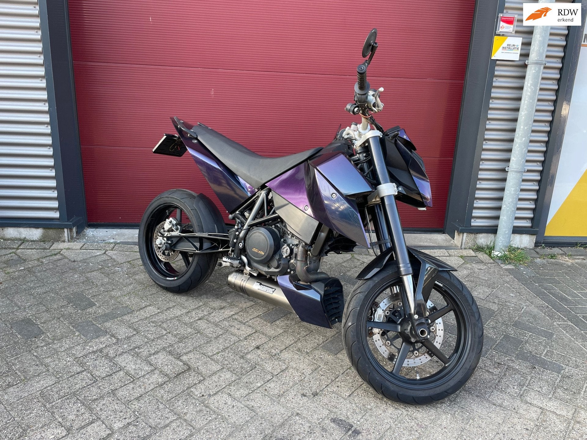 KTM 690 Duke A2 akrapovic, Motoren, Bedrijf, Toermotor, 654 cc, I.G. Hoogendijk