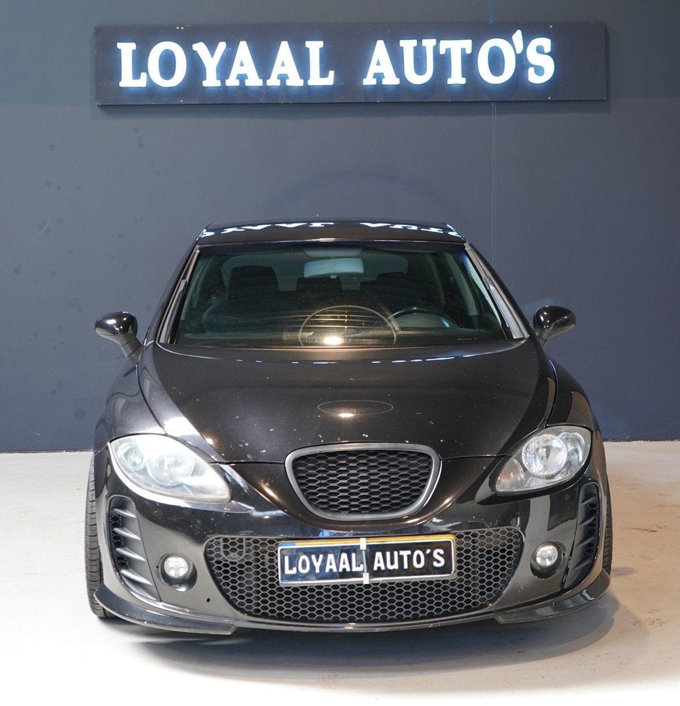 Seat Leon 2.0 TFSI FR | AIRCO | CRUISE | ELEK.RAMEN | APK |, Auto's, Seat, Stof, Gebruikt, Leon, Zwart