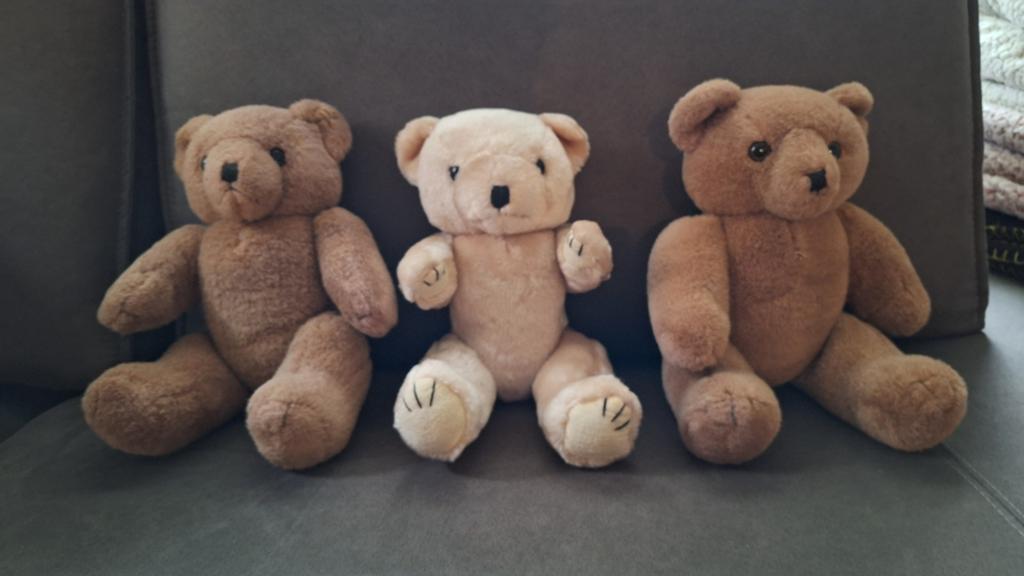 3 nieuwe beren, Ophalen of Verzenden, Nieuw, Stoffen beer, Overige merken