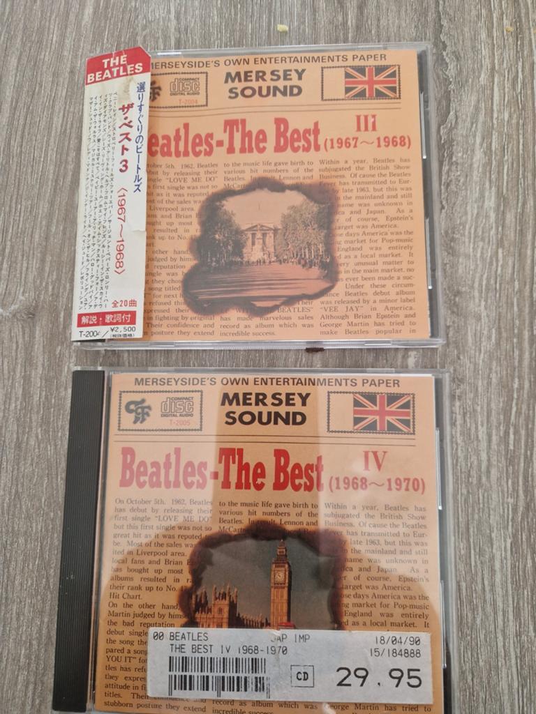 The Beatles - The Best III & IV (1967-1970) Japanse CD's, Ophalen of Verzenden, 1960 - 1969, Zo goed als nieuw, Boxset