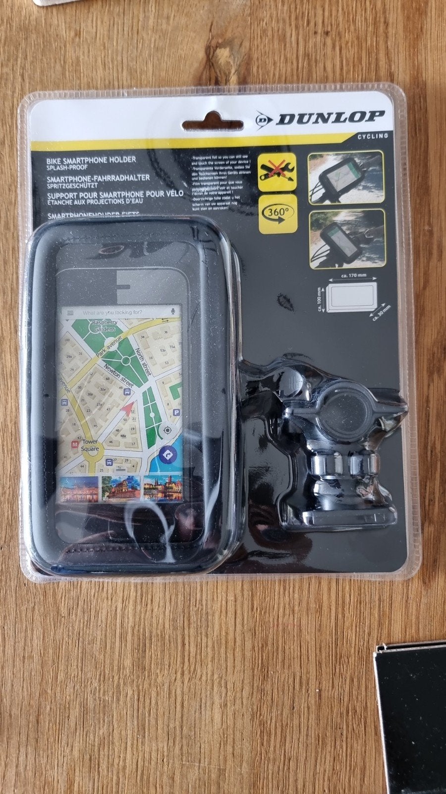 Dunlop Bike Smartphone holder waterdicht, telefoonhouder, Ophalen, Nieuw, Fiets