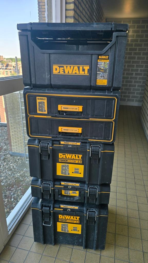 DeWALT ToughSystem 2.0 Kofferset 6-in-1 + TSTAK Adapter, Ophalen