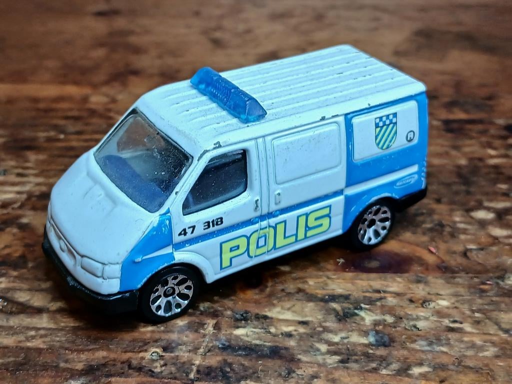 Matchbox ford transit polis, Ophalen of Verzenden, Auto