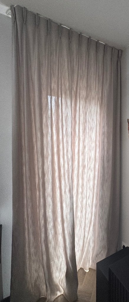 Gordijn veneta voor deur / kiezel mat, Huis en Inrichting, Stoffering | Gordijnen en Lamellen, Ophalen, Gebruikt, Overige merken