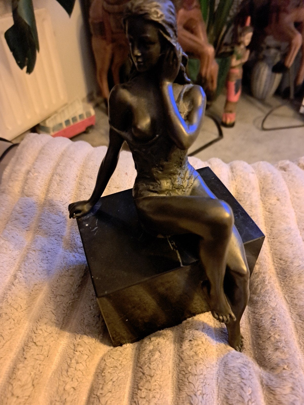4 prachtige bronzen beelden, Antiek en Kunst, Ophalen
